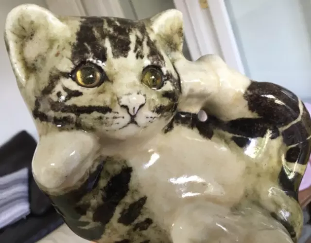 Winstanley Collectable Vintage signed Tabby Cat/Kitten Size 2