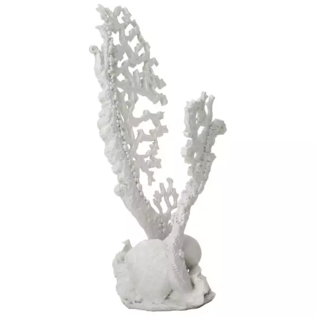 BiOrb White Fan Coral Ornament - Medium Aquarium Fish Tank Decor
