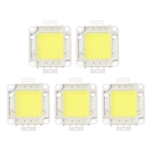 5 lampadine chip LED alte 30 W luce lampada fai da te 2200 Lm 6500K F7V2