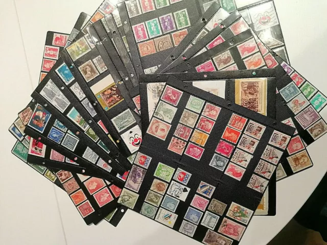 Great Collection of 1500 old post stamps - mostly Europe