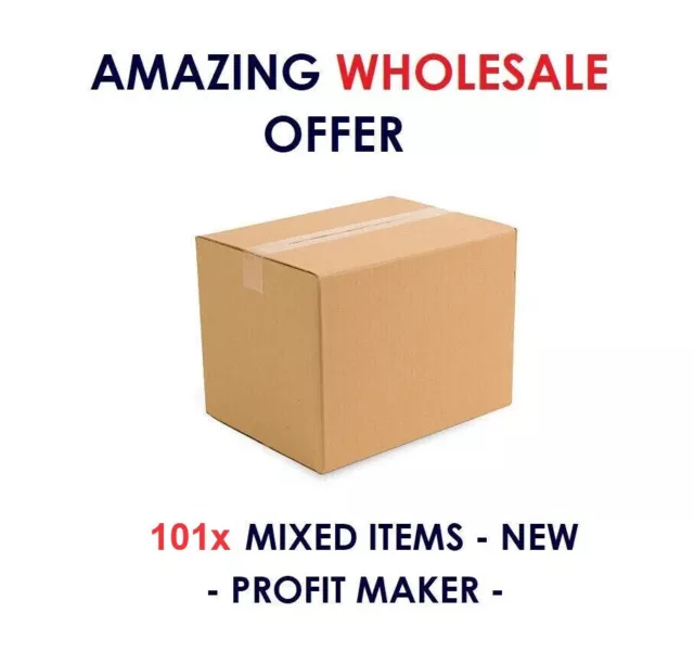 101 pcs Mixed Items Wholesale CLEARANCE JOB LOT for Resale Car Boot Sale Online