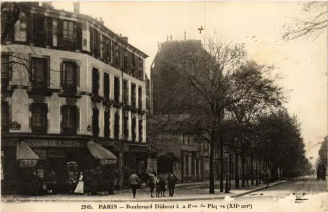 CPA AK PARIS 12e Boulevard Diderot a la Rue de Picpus F. Fleury (673627)