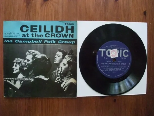 Ian Campbell Folk Group - Ceilidh at the Crown - 1962 TOPIC EP UK