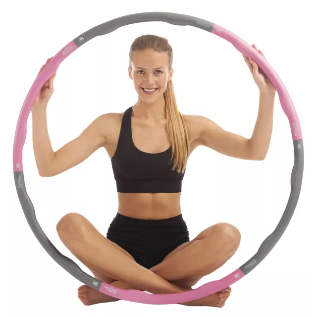 Weighted Hula Hoop Exercise Fitness Abs 1.2kg 1.5kg Foam Padded Workout Hoop