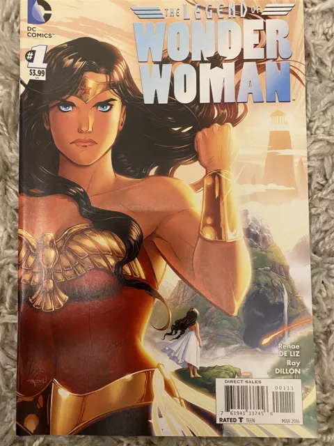 THE LEGEND OF WONDER WOMAN #1 DC Comics 2016 NM 1st Print