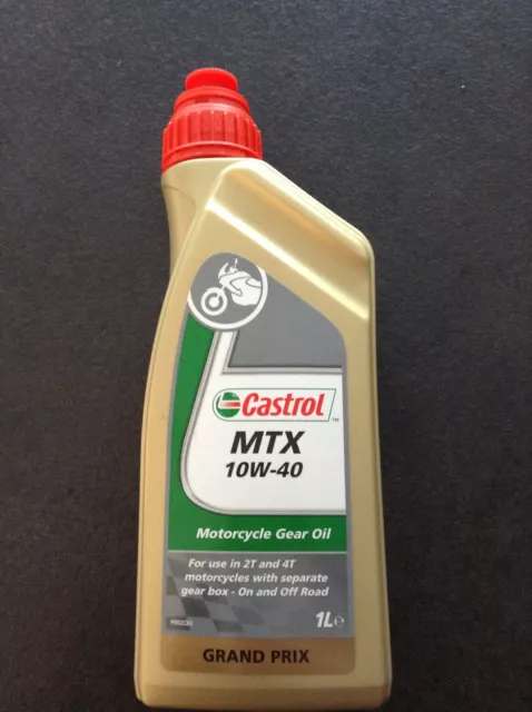 ACEITE CASTROL MTX 10W40, 2T 4T, motor moto