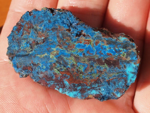 HUGE Bisbee Arizona Old Stock Bright Blue Turquoise Slab from the Lavender Pit