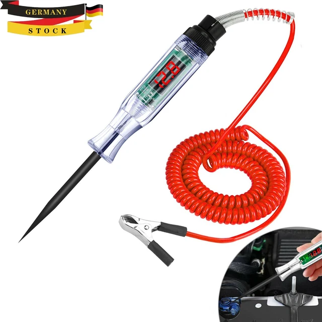 SW-Stahl Prüflampe 32200SB – Spannungsprüfer 6-24V, Messing, Für Kfz-Diagnose