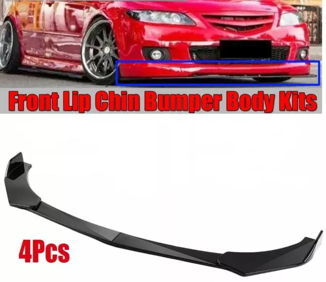 UNIVERSAL FRONT BUMPER Lip Body Kit Spoiler For Honda Civi Accord BMW Audi PicClick