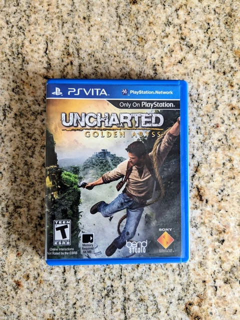 Uncharted Golden Abyss (PlayStation Vita, 2012) CIB Authentic PS Vita