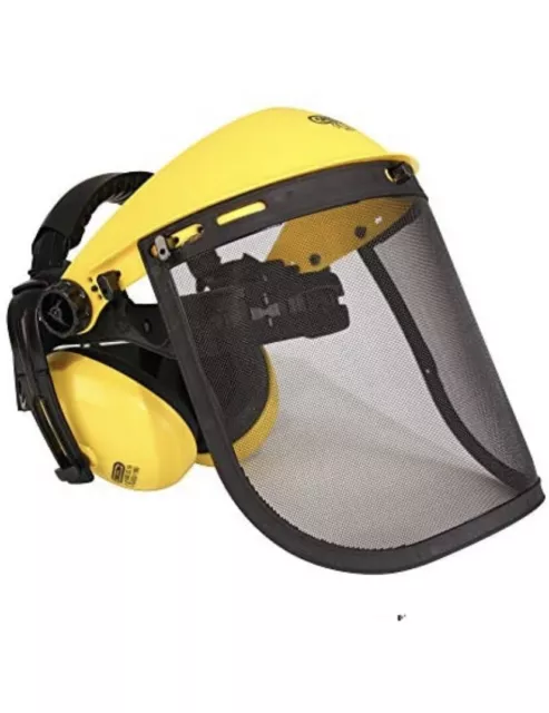 Oregon Casque de protection avec visière en maille et protège-oreilles