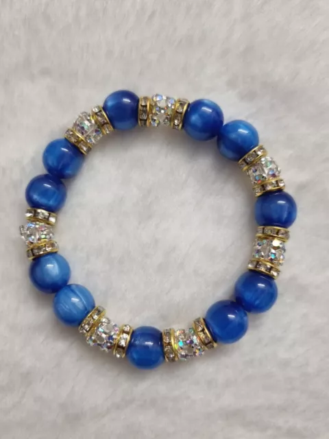 Armband Armkette Armreif Damen Frauen Mädchen Glas Perlen Modeschmuck Geschenk