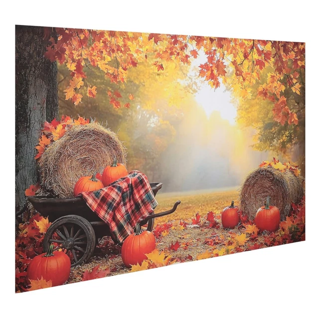 Rustic Asia REUSABLE RUSTIC FALL Backdrop Cloth with Harvest and Pumpkin Design $41 ...