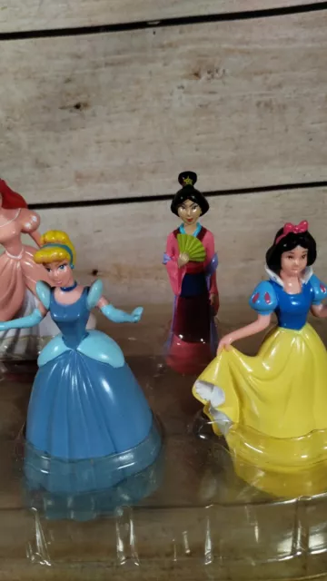 7 Disney Princess Toy Figures/ Cake Toppers 3