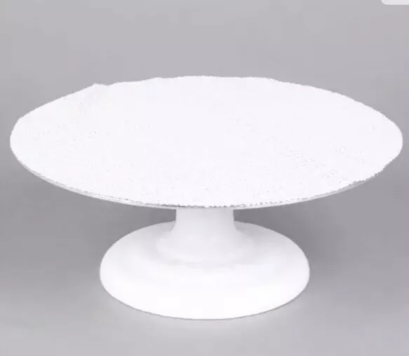 Ateco Revolving Cake Decorating Stand, Aluminum Turntable and Base with  Non-Slip