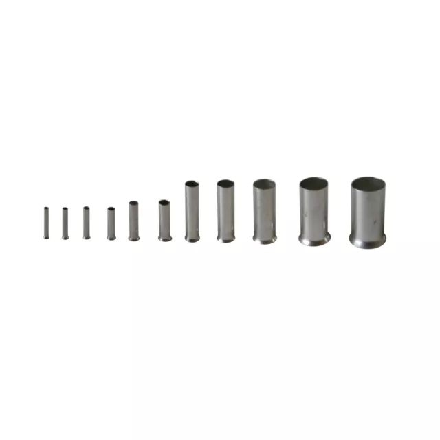 Uninsulated Cord End Ferrules Crimp Terminals 0.5mm² to 95mm²