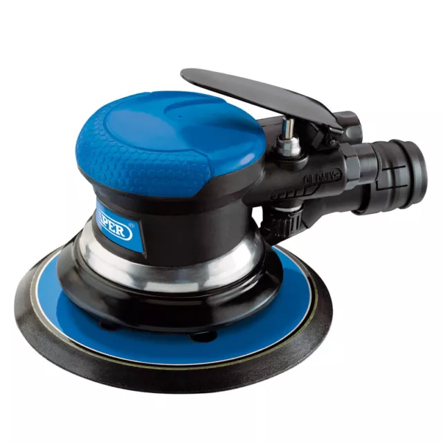 Draper Air Sander 150mm 6" Variable Speed Random Orbital Dual Action DA 84125