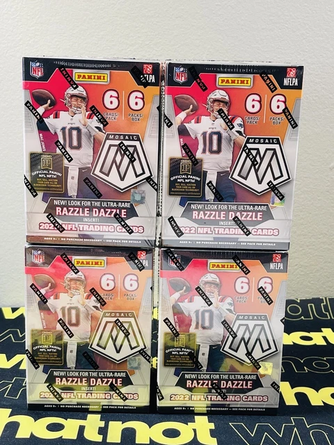 LOT OF 4 ☆ 2022 Panini Mosaic ☆ Blaster BOX Sealed ☆ FREE SHIPPING ☆ NFL