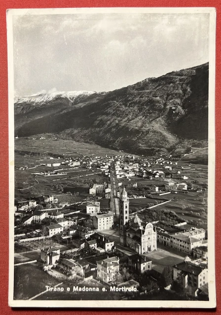 Cartolina - Tirano e Madonna - Mortirola - 1950 ca.