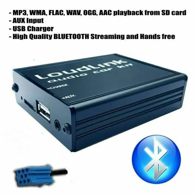Lancia Thesis Loudlink Bluetooth AUX FLAC Mp3 USB Adattatore CD Changer