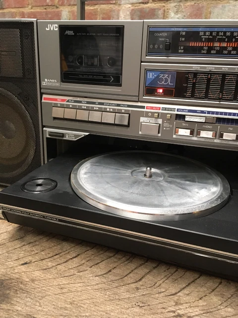 Vintage JVC DC-33L Ghetto Blaster Boombox Record Player Tape Radio Spares Repair 2