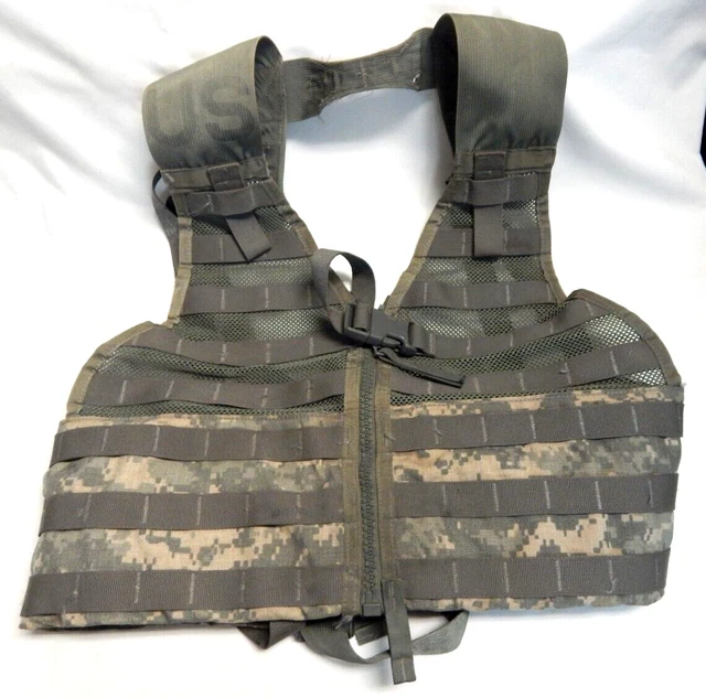 US MILITARY ACU FLC Fighting Load Carrier LBV Tactical Vest Digital