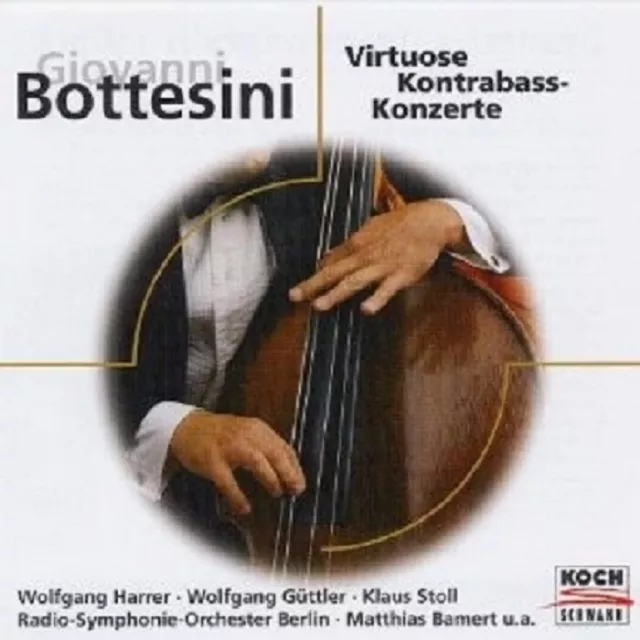 Güttler/Stoll/Karr/Harrer/Ostertag//+ - Virtuose Kontrabass-Konzerte  Cd New!