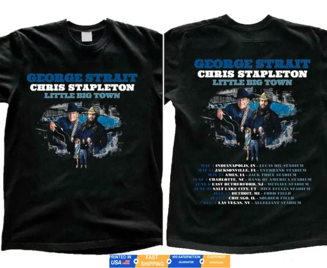 STRAIT & Chris Stapleton Tour 2024 Stadium Shows Shirt Concert