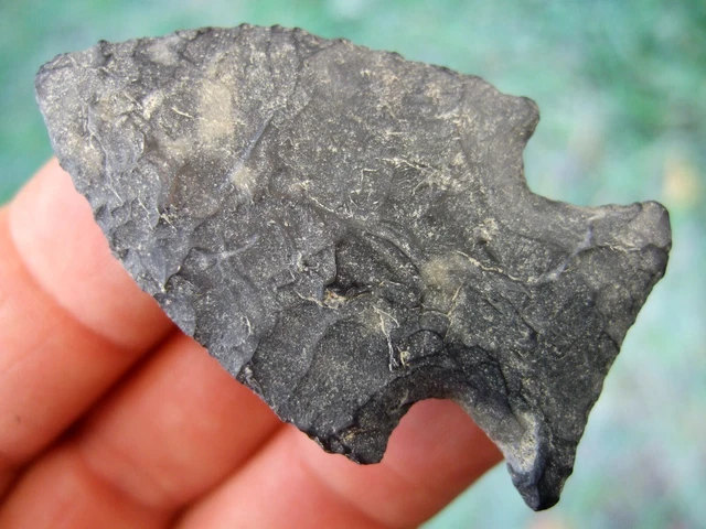 Super Fine Colorful Ohio Coshocton Flint Hopewell Point with COA Arrowheads