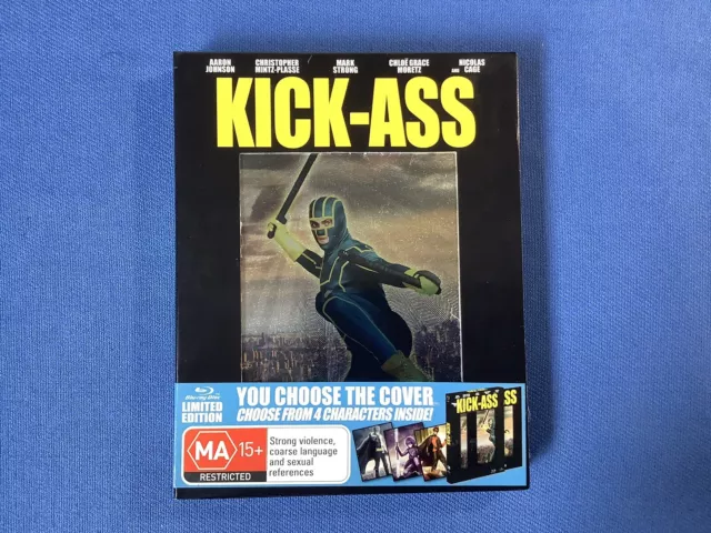 Kick Ass - Includes 4 Covers  Limited Edition - Blu-Ray - Region B VGC