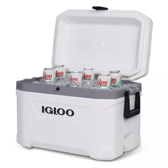 Igloo Marine Ultra 54Qt/51L Ice Chest Cooler Large Cool Box Bbq Picnic Festival