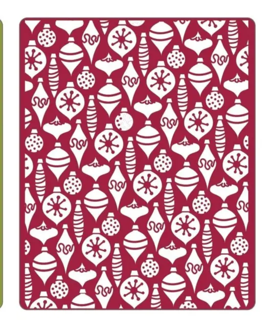 Sizzix Textured Impressions THIN ICE Embossing Folder 🎄 Christmas, Decorations
