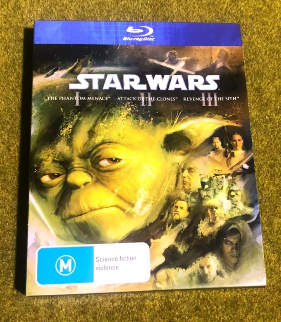 Star Wars: Prequel Trilogy Blu-ray (The Phantom Menace / Attack of the  Clones / Revenge of the Sith)