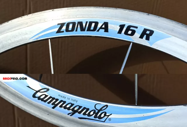 set for one rim decal campagnolo zonda 16 R road sticker wheel rims