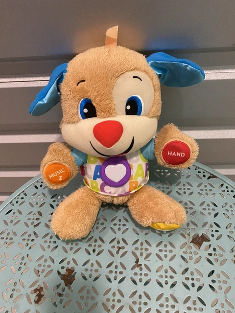 Fisher Price Laugh and Learn ABC Smart Stages Interactive Puppy Plush Dog
