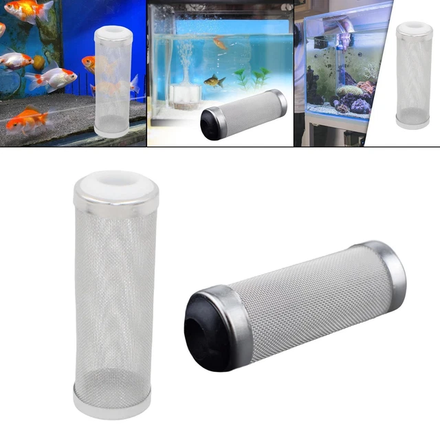 Fish Tank Intake Strainer Mesh, Aquarium Inflow Inlet Filter Mesh Cover, for