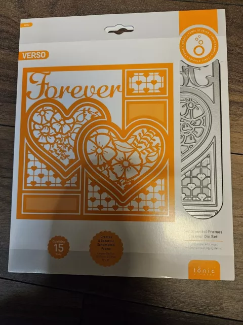 tonic studios dies Sentimental Frames Forever die set contains 15 dies