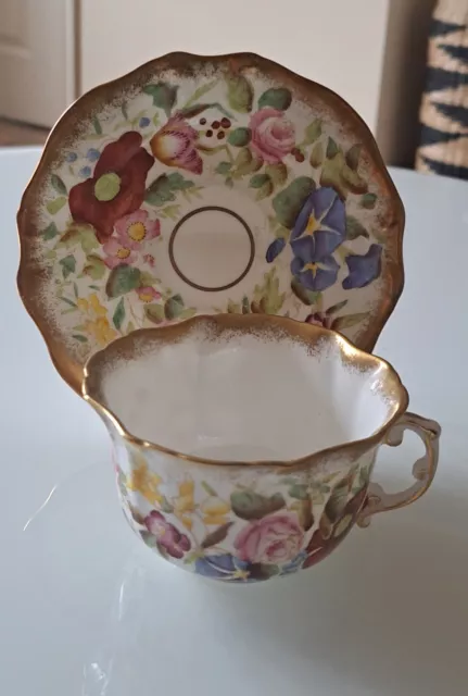 Hammersley Queen Anne 13166 Cup And Saucer