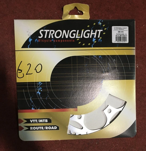 Boitier de pédalier STRONGLIGHT vintage axe carré 122mm TBE