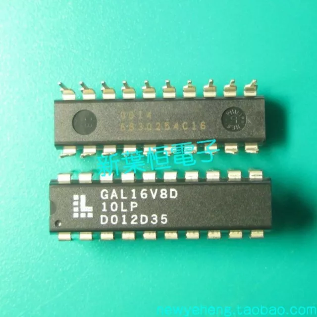 5PCS GAL16V8D-10LP GAL16V8D10LP GAL16V8D IC Chip DIP-20