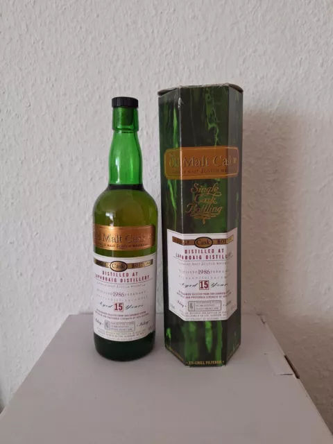 Larhroaig 15YO 1986 Old Malt Cask 50% 70cl Box Anbruch Flasche Scotch Whisky