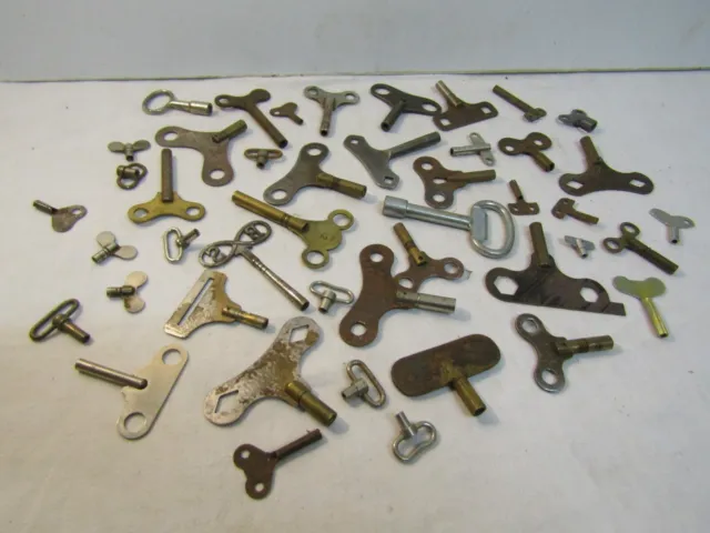 Bündel Von 45 Schlüssel für Spielzeug Antik Aus Blech Mechanisch