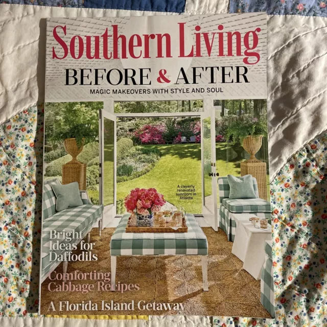 NEW SOUTHERN LIVING Magazine March 2023 Before and After Room Makeovers ...