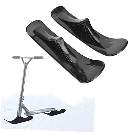 2pcs Snow Scooter Ski Skate Board Sled Conversion Kit Winter Cycling Ski