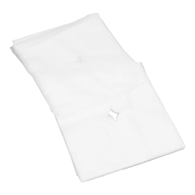 100 X Massage Headrest Cover Disposable Hollow Design Non Woven Fabric IDS