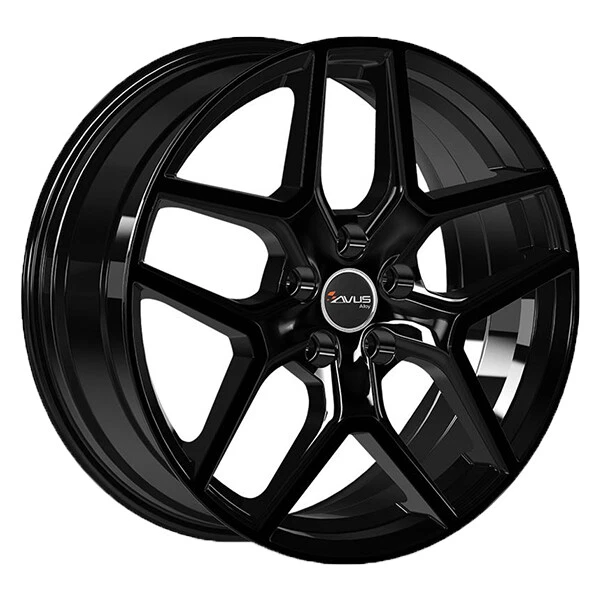 Jante Avus AC-518 7x17 Pouces 4x100 ET40 - Noir - Pour Honda Jazz Crosstar