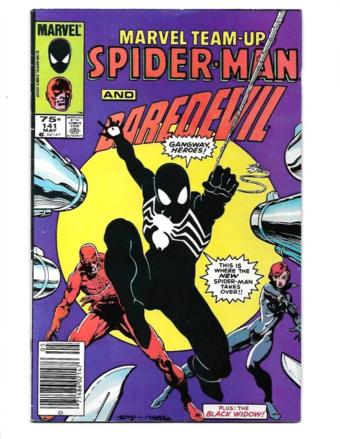 Marvel Team-Up #141  Black Costume Canadian price variant