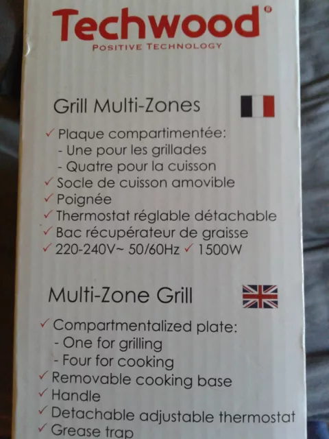 Grill Multi-Zones  ( Techwood ) Neuf!!! 2