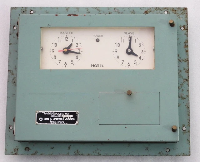 Han Il Korea Typ Ssc-Mqi Schiff Marine Navigation Master Sklave Uhr Deck Uhr