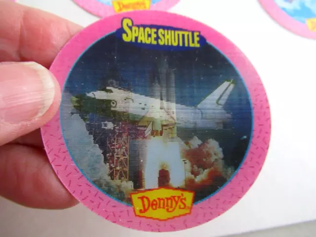 The Jetsons Spacecards Denny's 1992 with SPACE SHUTTLE Lenticular 2